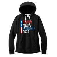 Proud Maga Garbage 2024 Women's Fleece Hoodie