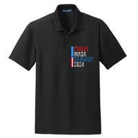 Proud Maga Garbage 2024 Dry Zone Grid Polo