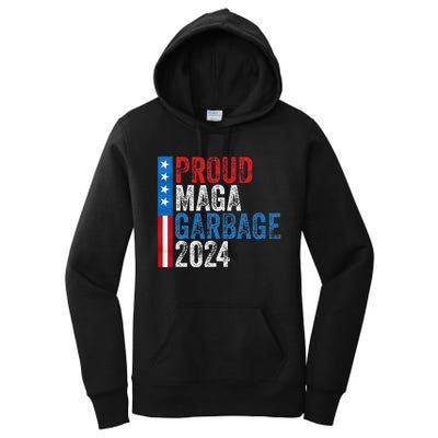 Proud Maga Garbage 2024 Women's Pullover Hoodie