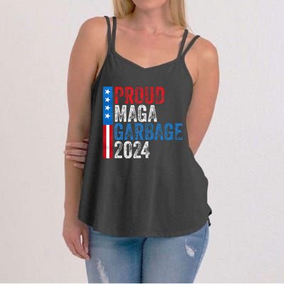 Proud Maga Garbage 2024 Women's Strappy Tank