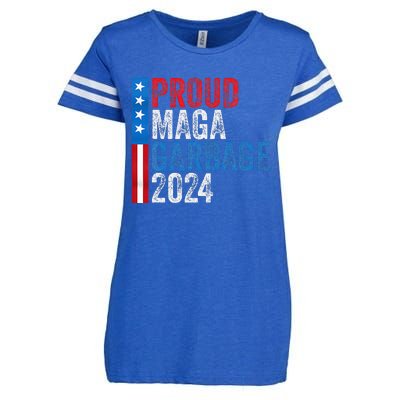 Proud Maga Garbage 2024 Enza Ladies Jersey Football T-Shirt