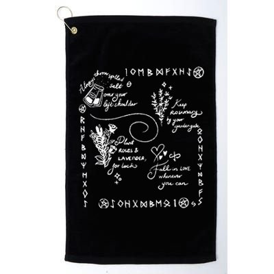 Practical Magic Gardening Card Gardeners Plant Lovers Gift Platinum Collection Golf Towel