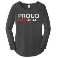 Proud Maga Garbage Trump Supporters Women's Perfect Tri Tunic Long Sleeve Shirt