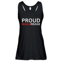 Proud Maga Garbage Trump Supporters Ladies Essential Flowy Tank