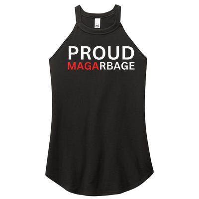 Proud Maga Garbage Trump Supporters Women's Perfect Tri Rocker Tank