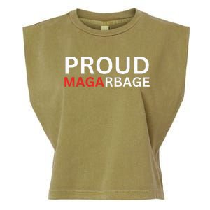 Proud Maga Garbage Trump Supporters Garment-Dyed Women's Muscle Tee