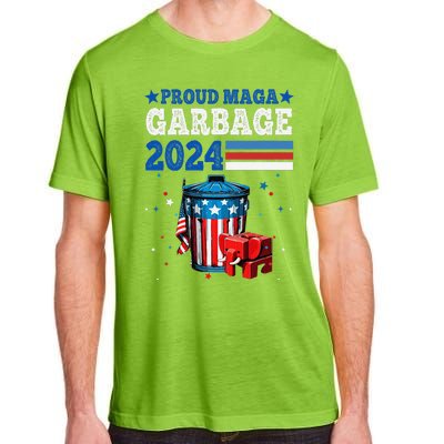 Proud Maga Garbage Trump Supporter Adult ChromaSoft Performance T-Shirt