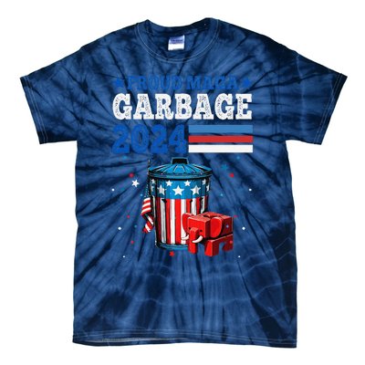 Proud Maga Garbage Trump Supporter Tie-Dye T-Shirt