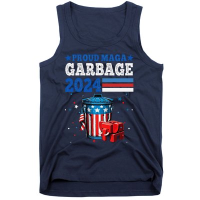 Proud Maga Garbage Trump Supporter Tank Top