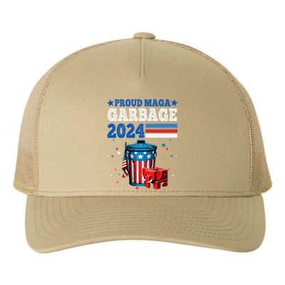 Proud Maga Garbage Trump Supporter Yupoong Adult 5-Panel Trucker Hat