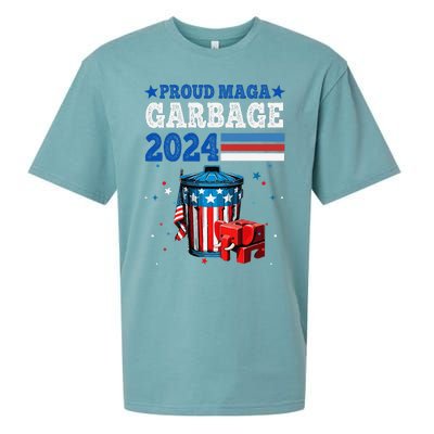 Proud Maga Garbage Trump Supporter Sueded Cloud Jersey T-Shirt