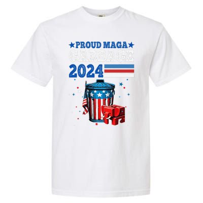 Proud Maga Garbage Trump Supporter Garment-Dyed Heavyweight T-Shirt