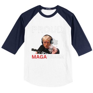 Proud Maga Garbageproud To Be Garbage Trump Supporters Baseball Sleeve Shirt