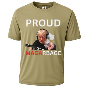 Proud Maga Garbageproud To Be Garbage Trump Supporters Cooling Performance Crew T-Shirt