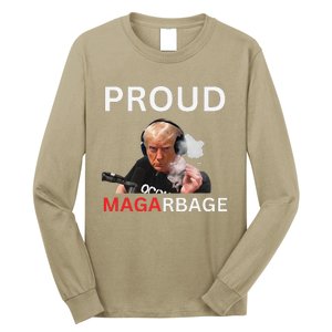 Proud Maga Garbageproud To Be Garbage Trump Supporters Long Sleeve Shirt