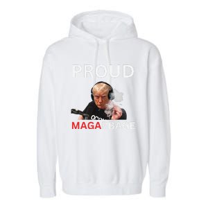 Proud Maga Garbageproud To Be Garbage Trump Supporters Garment-Dyed Fleece Hoodie