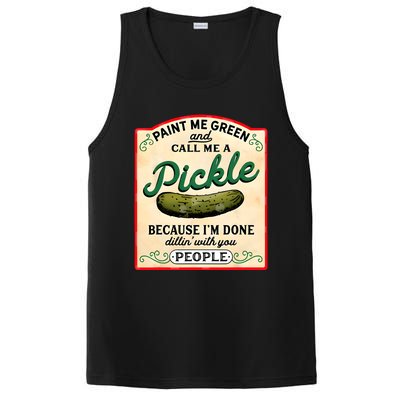 Paint Me Green And Call Me A Pickle PosiCharge Competitor Tank