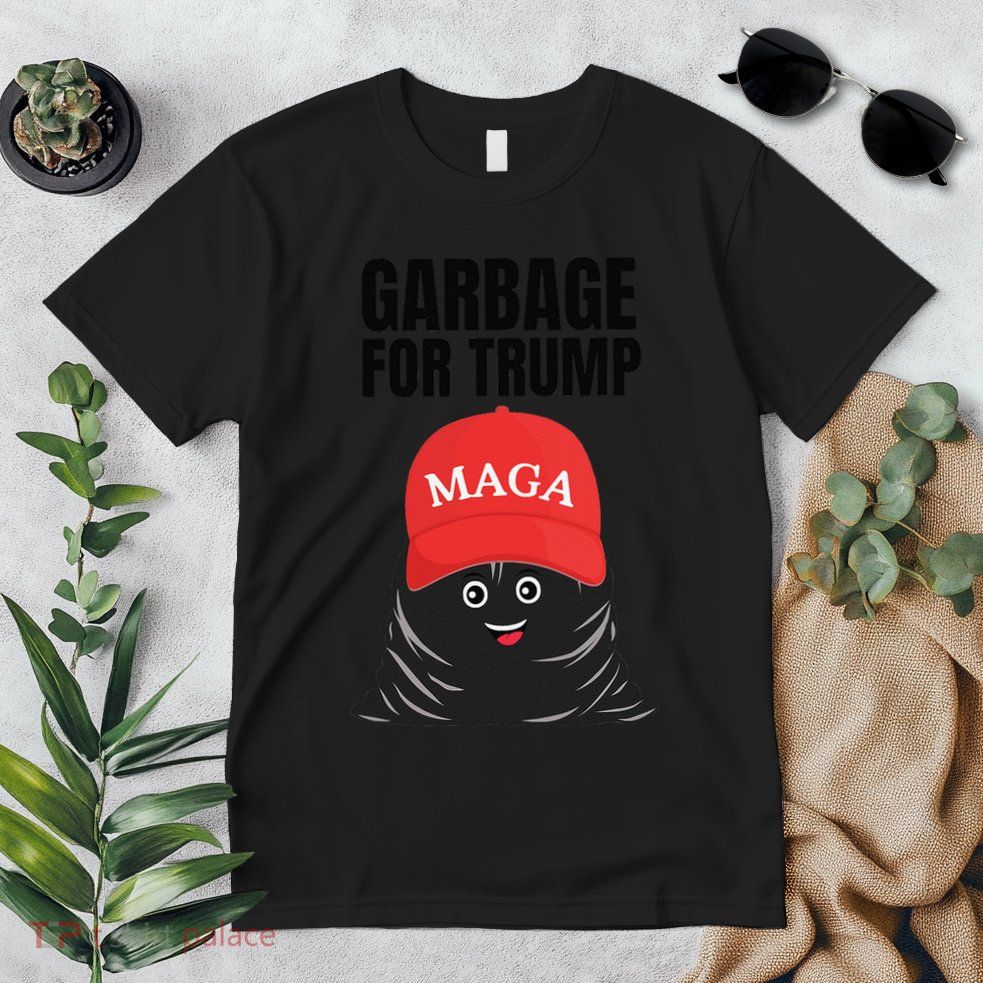 Proud Maga Garbage For Trump Supporter Trash Bag Cartoon Gift Premium T-Shirt