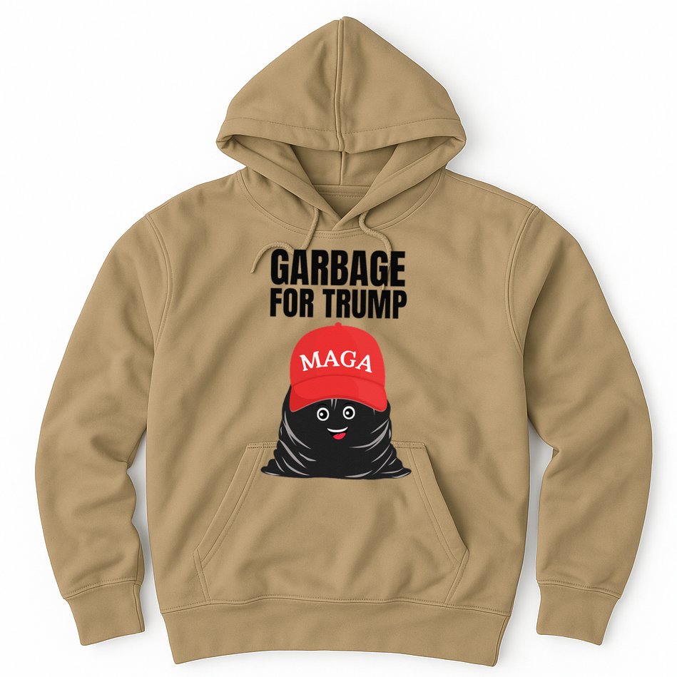 Proud Maga Garbage For Trump Supporter Trash Bag Cartoon Gift Hoodie