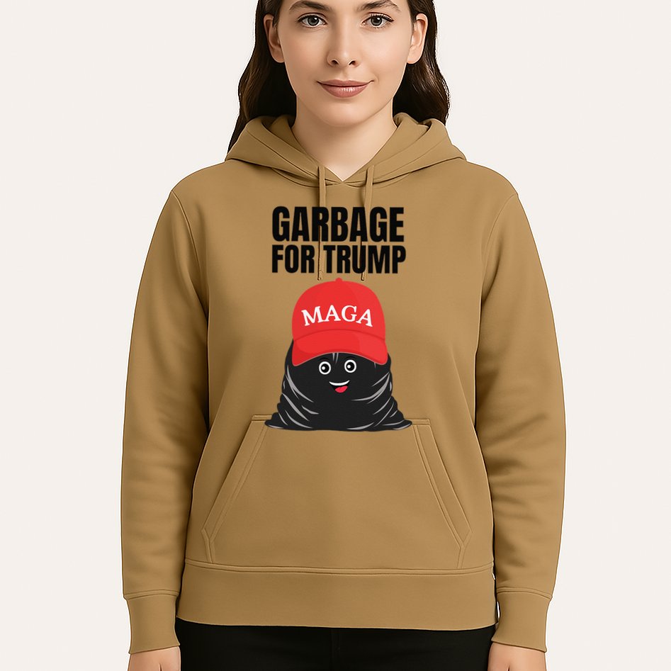 Proud Maga Garbage For Trump Supporter Trash Bag Cartoon Gift Hoodie