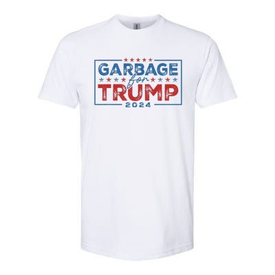 Proud Maga Garbage For Trump Supporter Gift Softstyle CVC T-Shirt