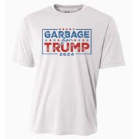 Proud Maga Garbage For Trump Supporter Gift Cooling Performance Crew T-Shirt