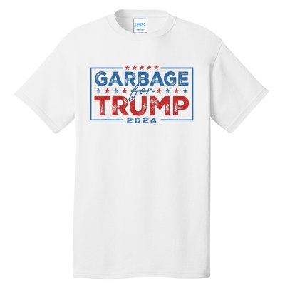 Proud Maga Garbage For Trump Supporter Gift Tall T-Shirt