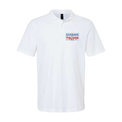 Proud Maga Garbage For Trump Supporter Gift Softstyle Adult Sport Polo