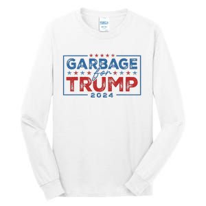 Proud Maga Garbage For Trump Supporter Gift Tall Long Sleeve T-Shirt