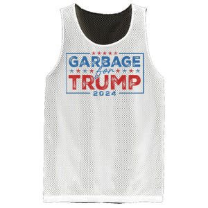 Proud Maga Garbage For Trump Supporter Gift Mesh Reversible Basketball Jersey Tank