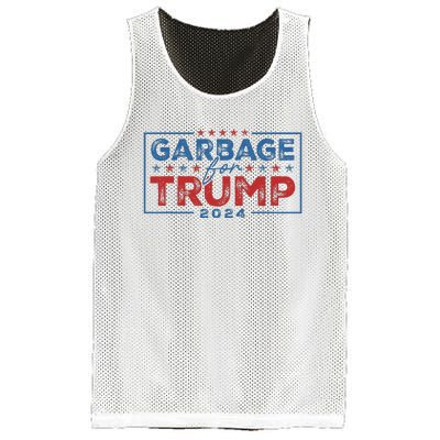 Proud Maga Garbage For Trump Supporter Gift Mesh Reversible Basketball Jersey Tank