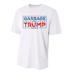 Proud Maga Garbage For Trump Supporter Gift Performance Sprint T-Shirt