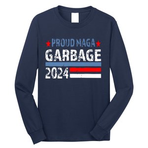 Proud Maga Garbage Trump Supporter Trump Vance 2024 Premium Long Sleeve Shirt