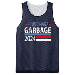 Proud Maga Garbage Trump Supporter Trump Vance 2024 Premium Mesh Reversible Basketball Jersey Tank