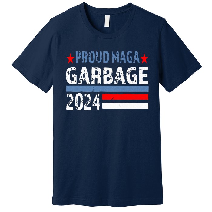 Proud Maga Garbage Trump Supporter Trump Vance 2024 Premium Premium T-Shirt