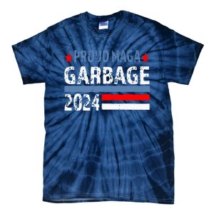 Proud Maga Garbage Trump Supporter Trump Vance 2024 Premium Tie-Dye T-Shirt