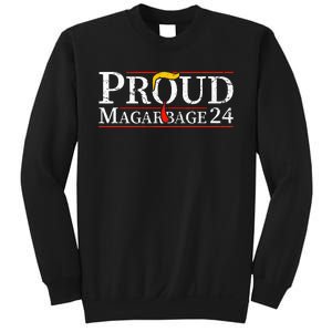 Proud Maga Garbage Trump 2024 Supporters Sweatshirt