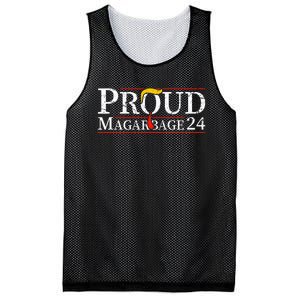 Proud Maga Garbage Trump 2024 Supporters Mesh Reversible Basketball Jersey Tank