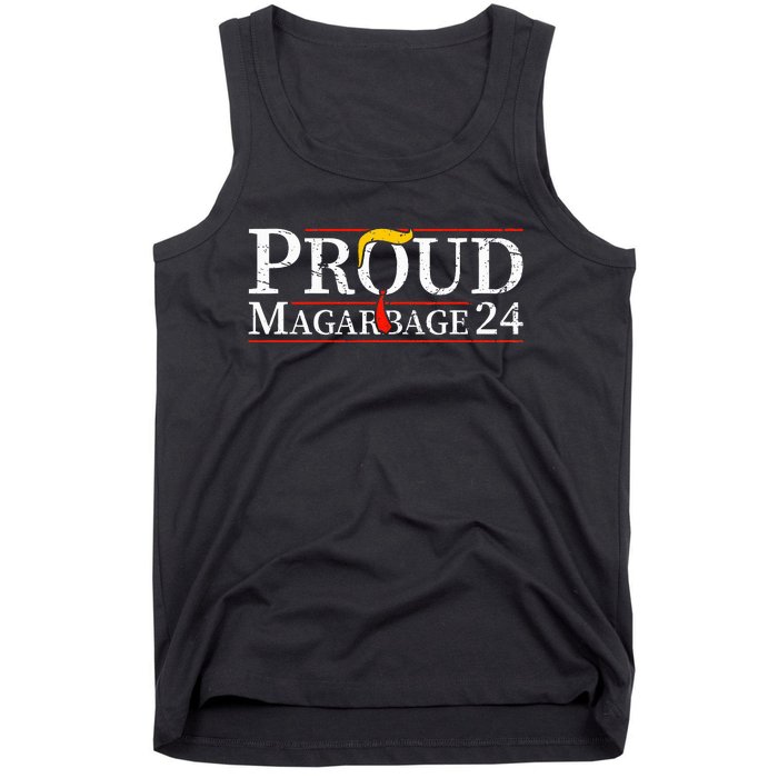 Proud Maga Garbage Trump 2024 Supporters Tank Top