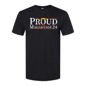 Proud Maga Garbage Trump 2024 Supporters Softstyle® CVC T-Shirt