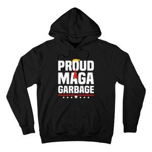 Proud Maga Garbage Trump 2024 Political Supporters Hoodie