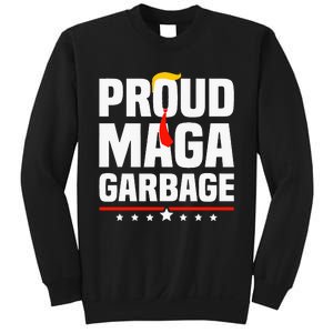 Proud Maga Garbage Trump 2024 Political Supporters Sweatshirt