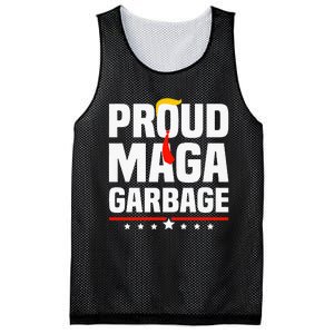 Proud Maga Garbage Trump 2024 Political Supporters Mesh Reversible Basketball Jersey Tank