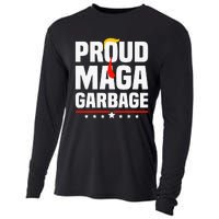 Proud Maga Garbage Trump 2024 Political Supporters Cooling Performance Long Sleeve Crew