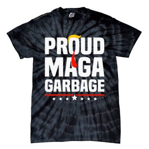 Proud Maga Garbage Trump 2024 Political Supporters Tie-Dye T-Shirt