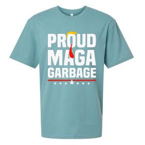 Proud Maga Garbage Trump 2024 Political Supporters Sueded Cloud Jersey T-Shirt