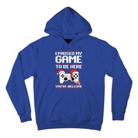 Paused My Game To Be Here Gift Ugly Christmas Video Gamer Gift Hoodie