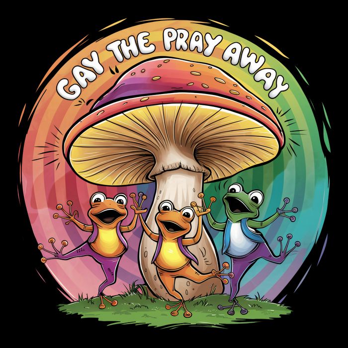Pride Month Gay The Pray Away Lgbt Pride Month Drawstring Bag