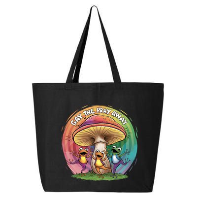 Pride Month Gay The Pray Away Lgbt Pride Month 25L Jumbo Tote