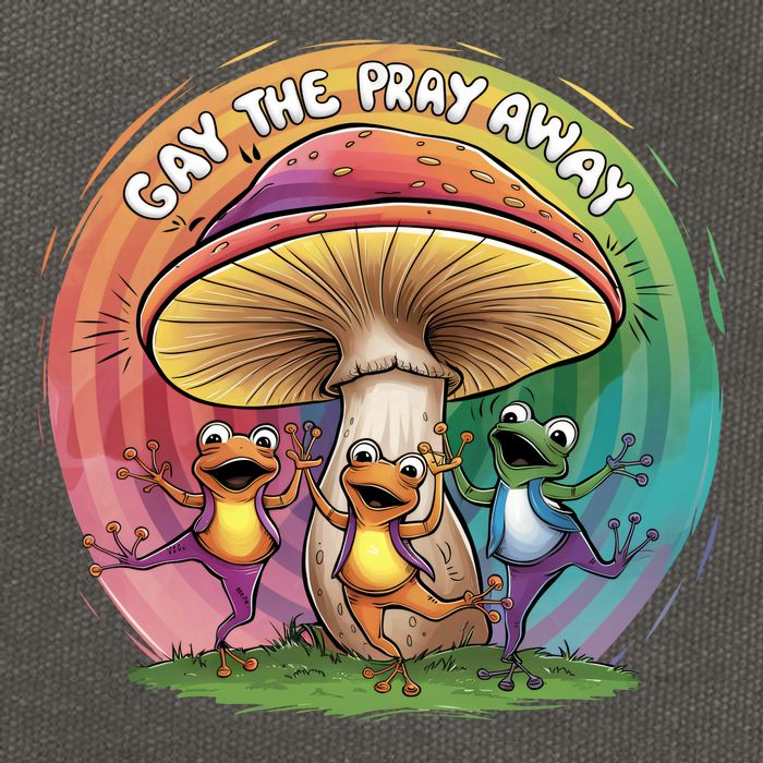 Pride Month Gay The Pray Away Lgbt Pride Month Cotton Canvas Backpack